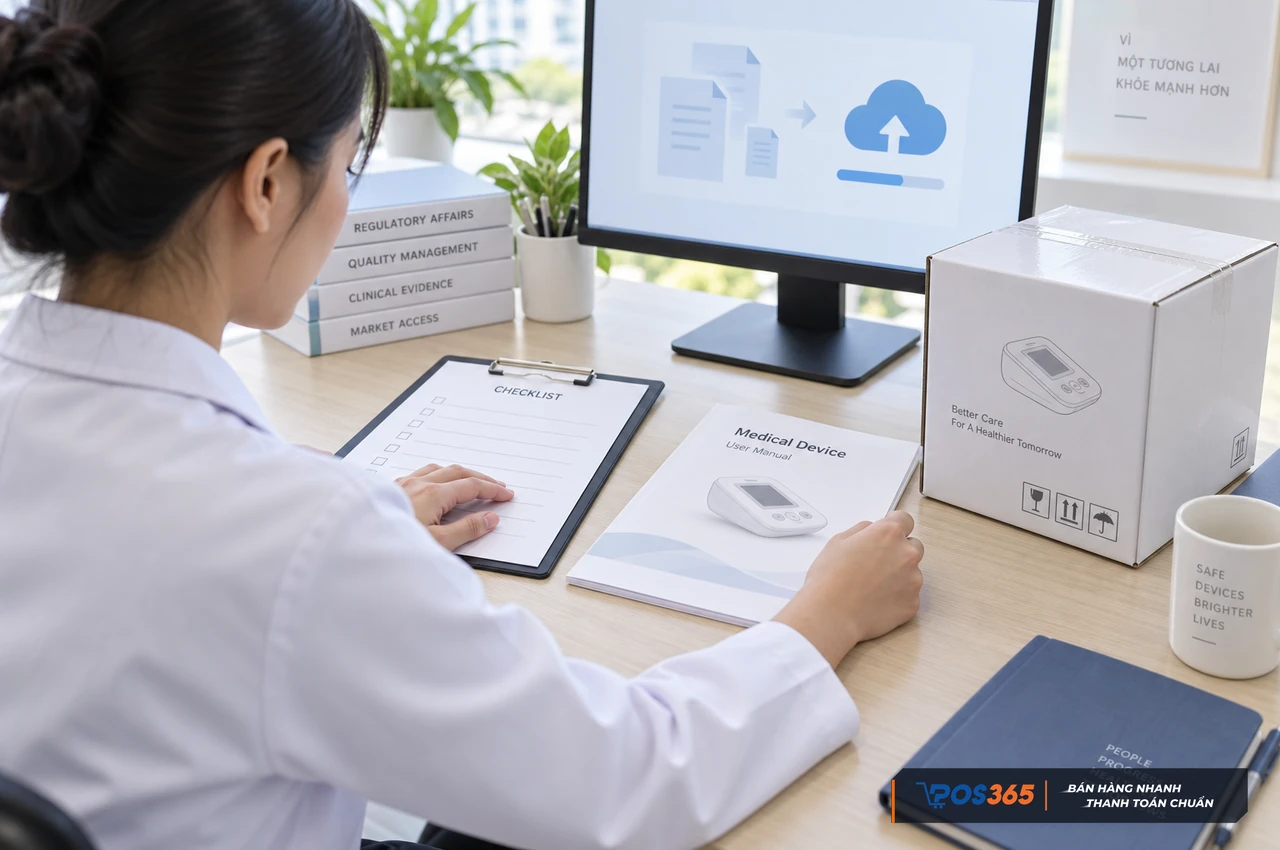 Chuẩn bị hồ sơ thiết bị y tế