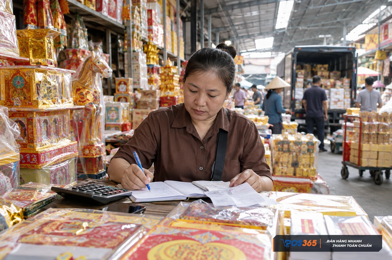 Các làng nghề và chợ đầu mối cung cấp vàng mã nổi tiếng