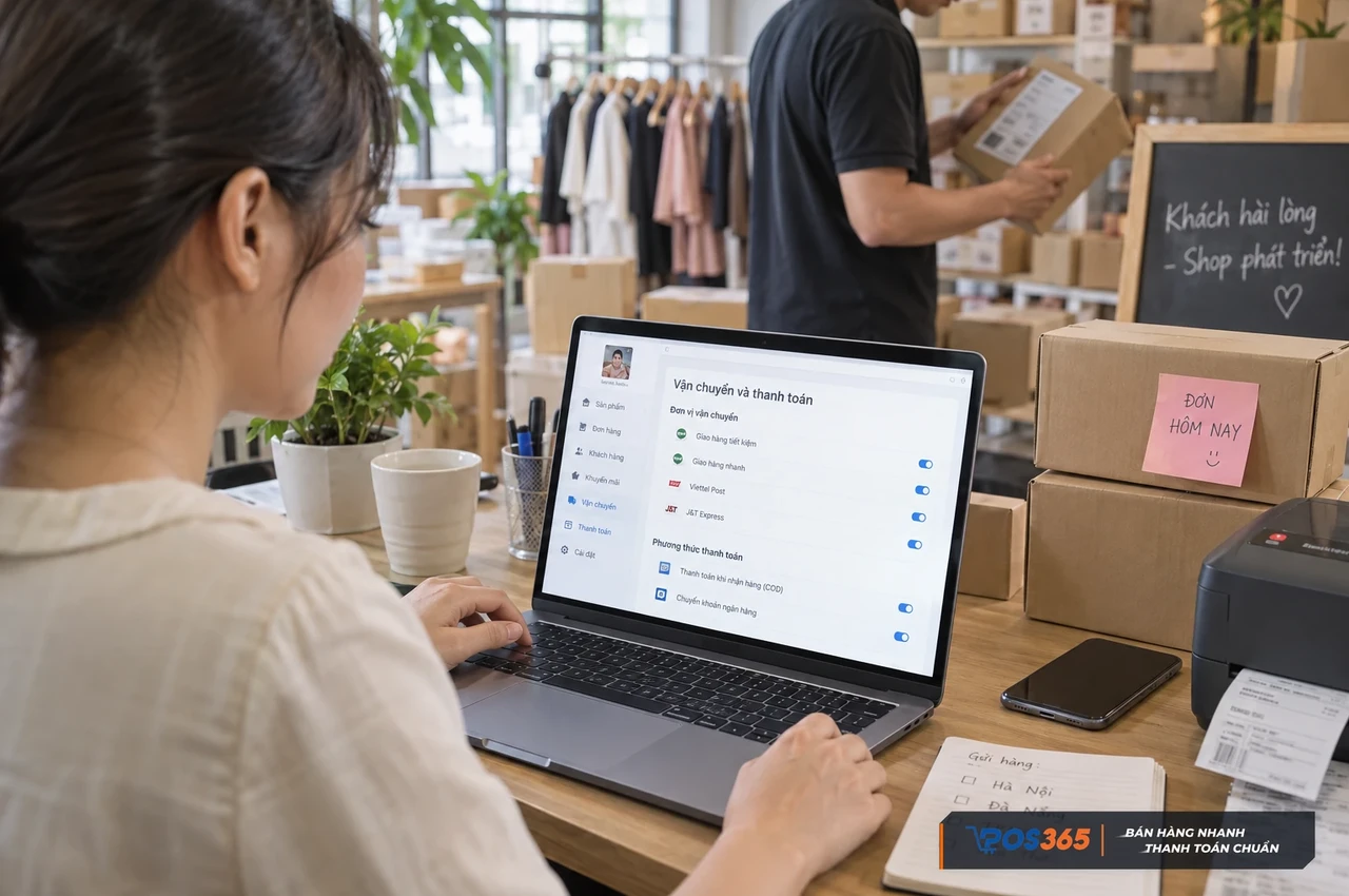 Giai đoạn 5 - Cấu hình vận chuyển và phương thức thanh toán