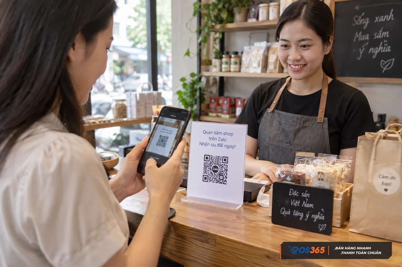 Thu hút lượt quan tâm qua mã QR và tin nhắn Broadcast