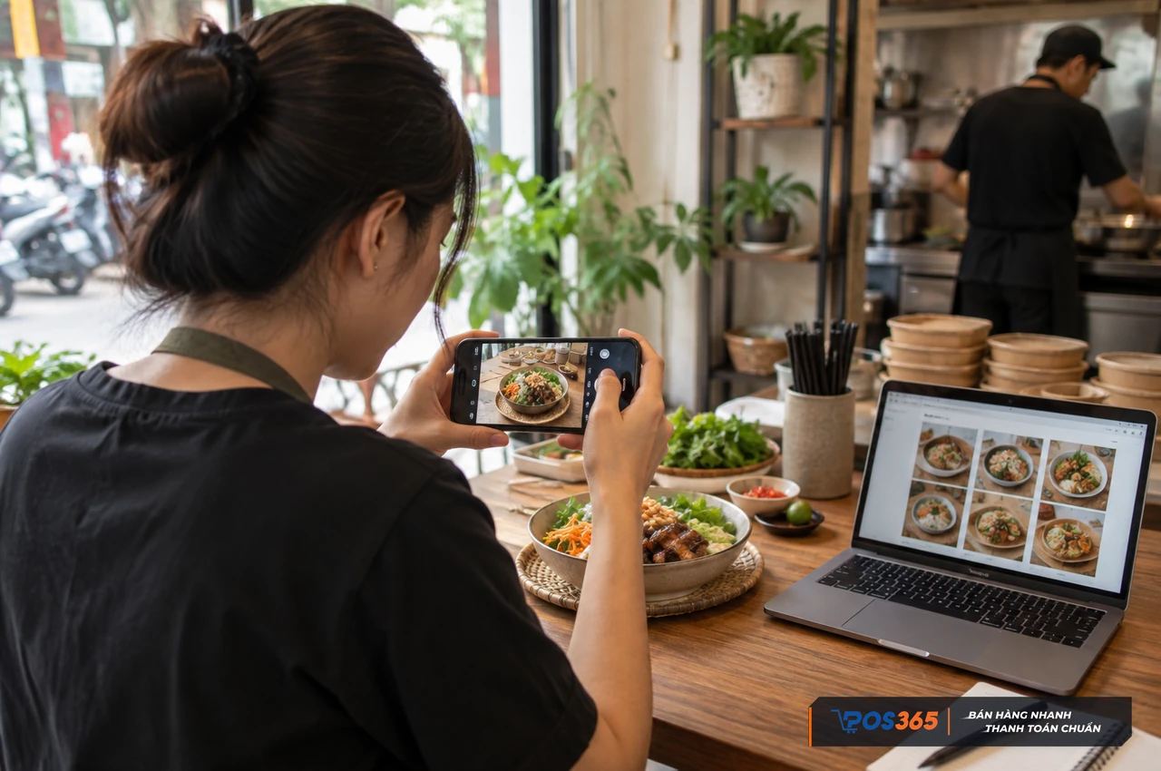 Tối ưu chất lượng ảnh chụp món ăn để tăng tỷ lệ duyệt