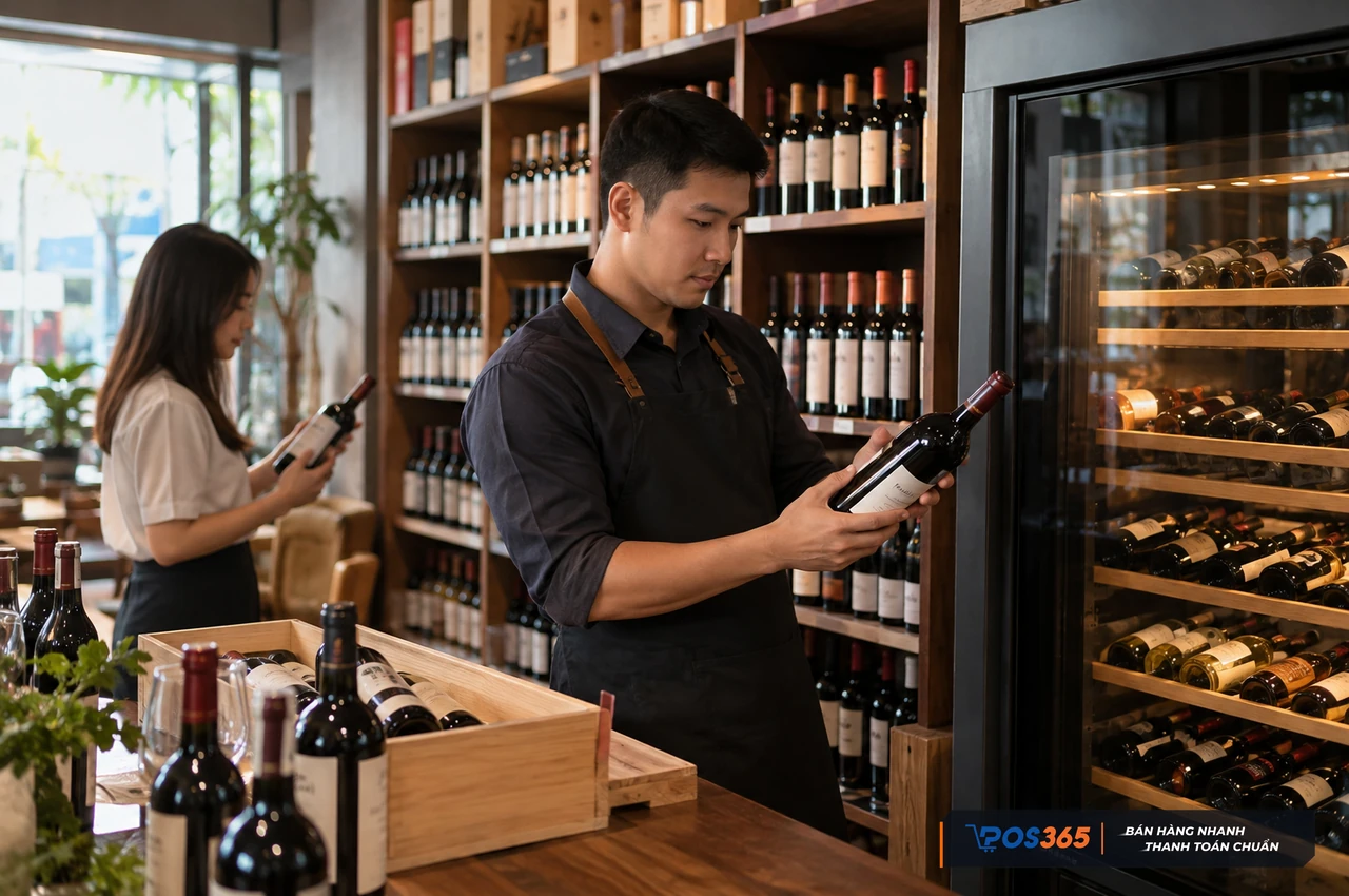 Kỹ thuật bảo quản rượu vang tiêu chuẩn tại cửa hàng