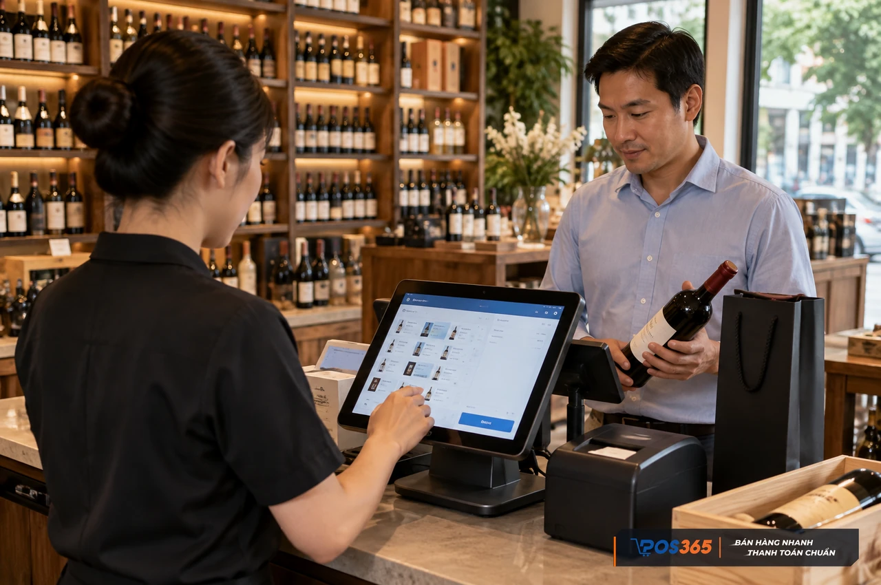 Tối ưu vận hành và quản lý cửa hàng rượu vang với POS365