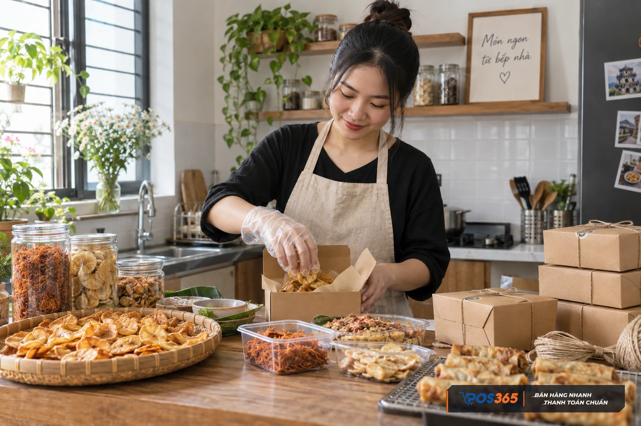 Bán đồ ăn vặt và thực phẩm Homemade theo đơn đặt trước