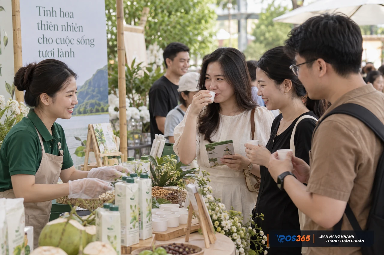 Tổ chức sự kiện trải nghiệm thực tế v&agrave; ph&aacute;t mẫu thử