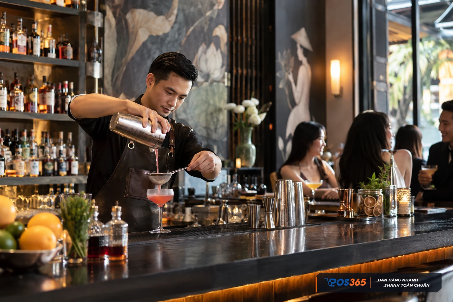 Tên quán Cocktail Bar nghệ thuật và trải nghiệm sâu lắng