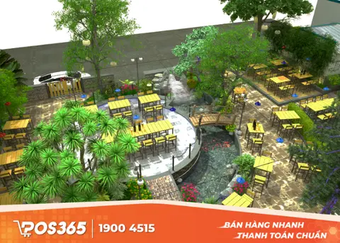 Một không gian phủ xanh trong thiết kế