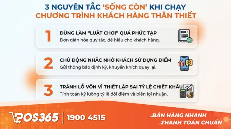 3 Nguyên tắc sống còn khi chạy chương trình khách hàng thân thiết