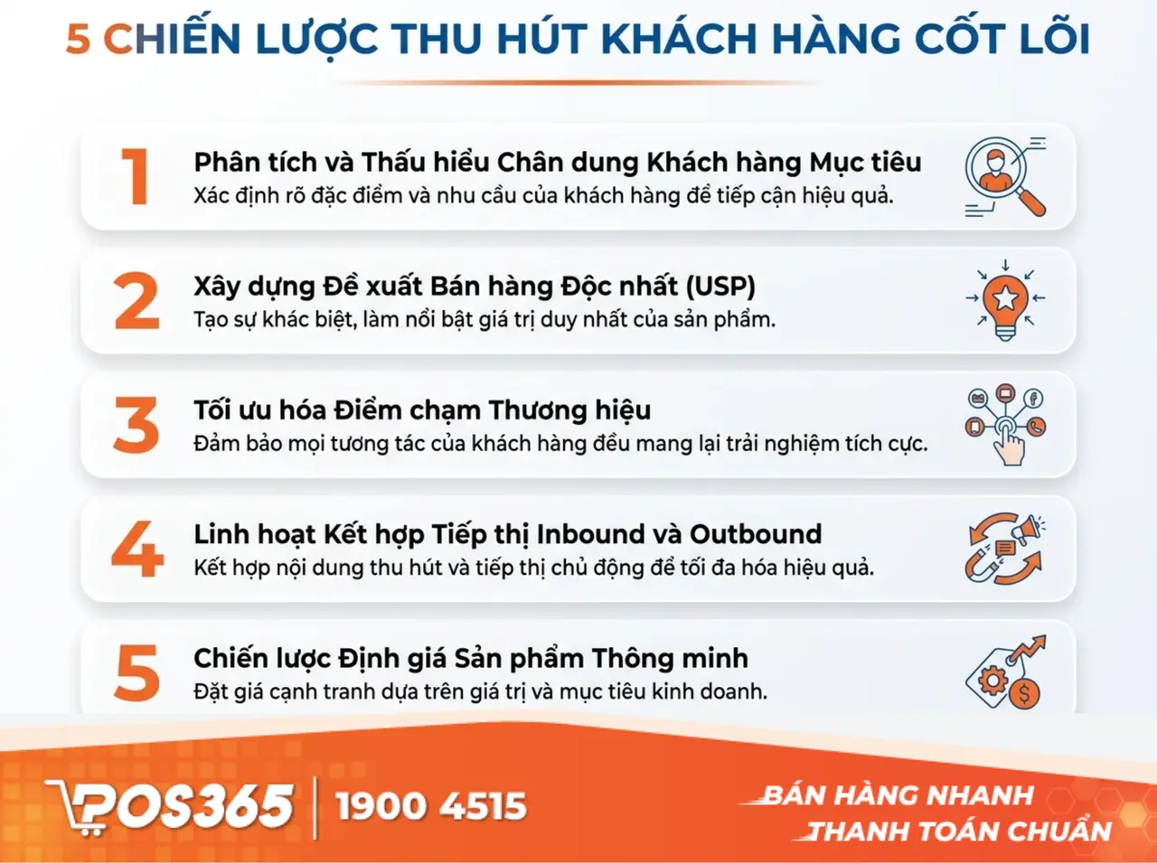 5 Chiến lược thu hút khách hàng cốt lõi (Gốc rễ của mọi chiến dịch)