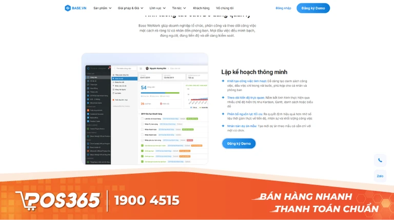 Base CRM - Ph&ugrave; hợp cho số h&oacute;a quản trị nội bộ tổng thể