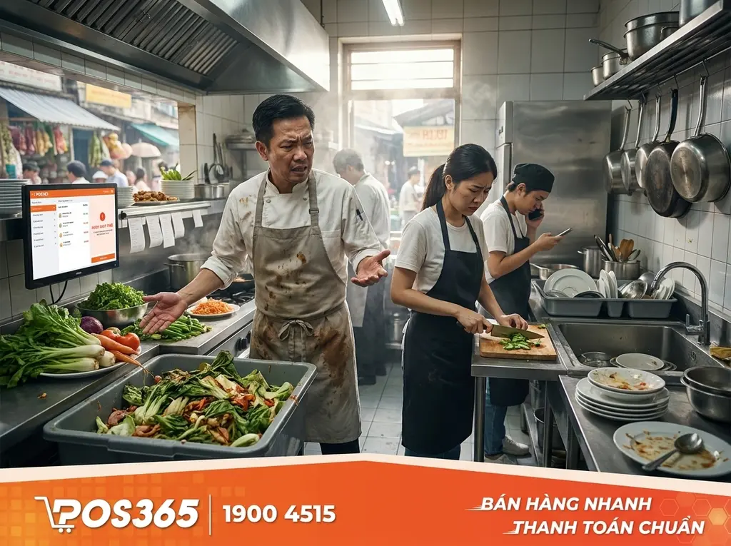 Điểm nghẽn vận hành: Khi phụ bếp chưa phát huy đúng vai trò
