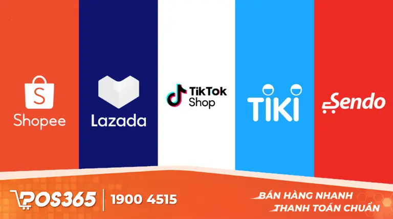 S&agrave;n thương mại điện tử (TMĐT): Shopee, Lazada, Tiki