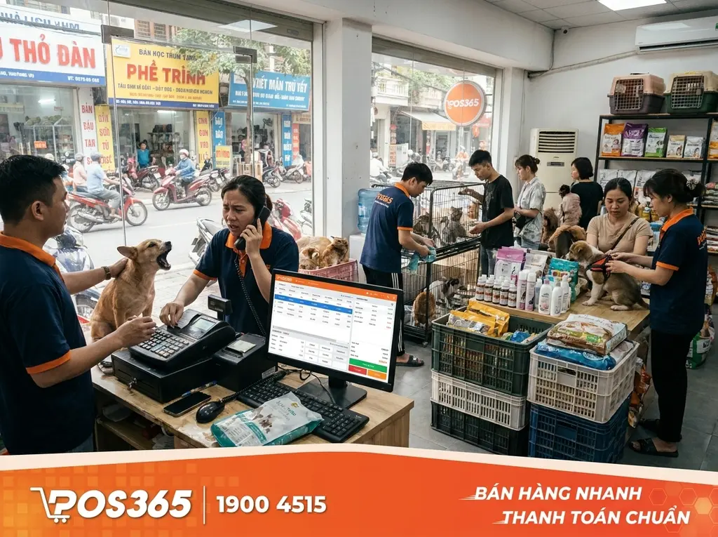 Bài toán vận hành phức tạp trong Pet Shop hiện đại