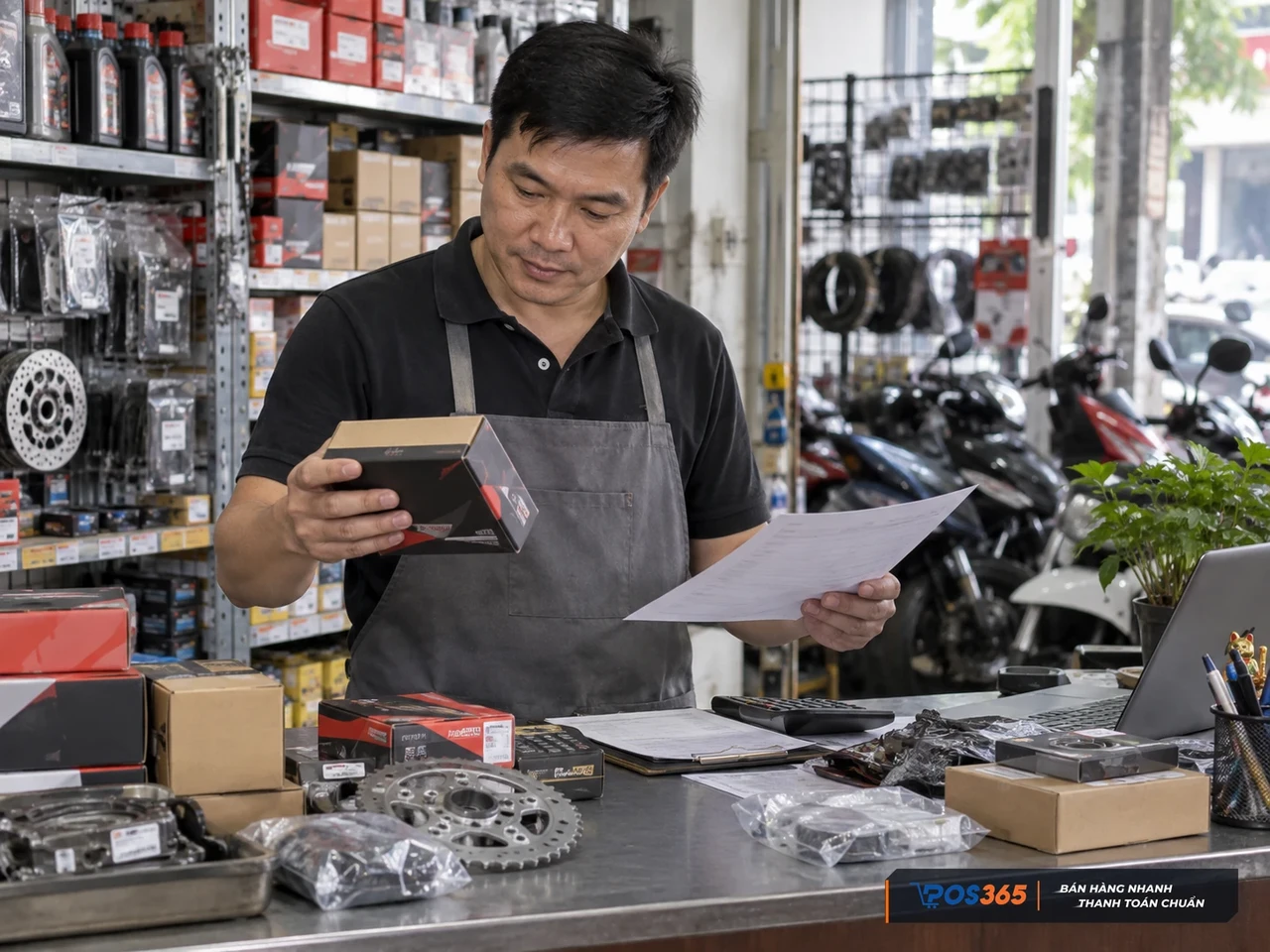 Bán phụ tùng xe máy