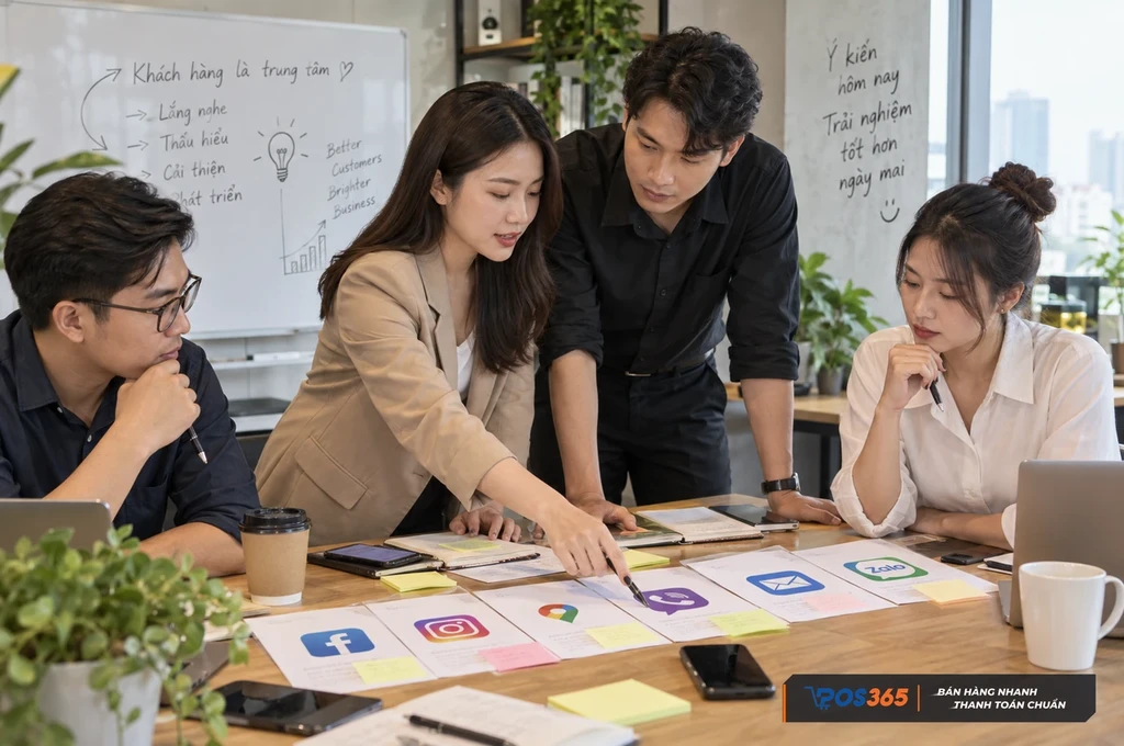 Bảng so sánh các kênh thu thập feedback khách hàng phổ biến 2026
