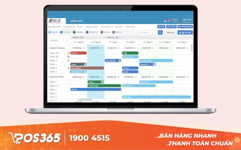 Blue Jay PMS - Phần mềm quản lý khách sạn chuyên sâu