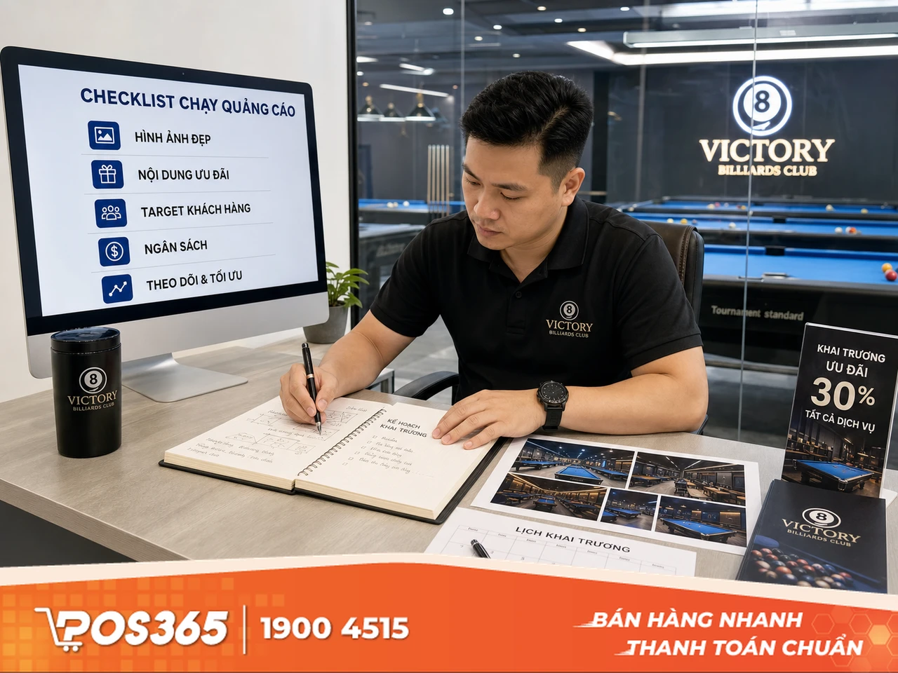 Các bước chuẩn bị trước khi chạy quảng cáo Facebook khai trương quán bida
