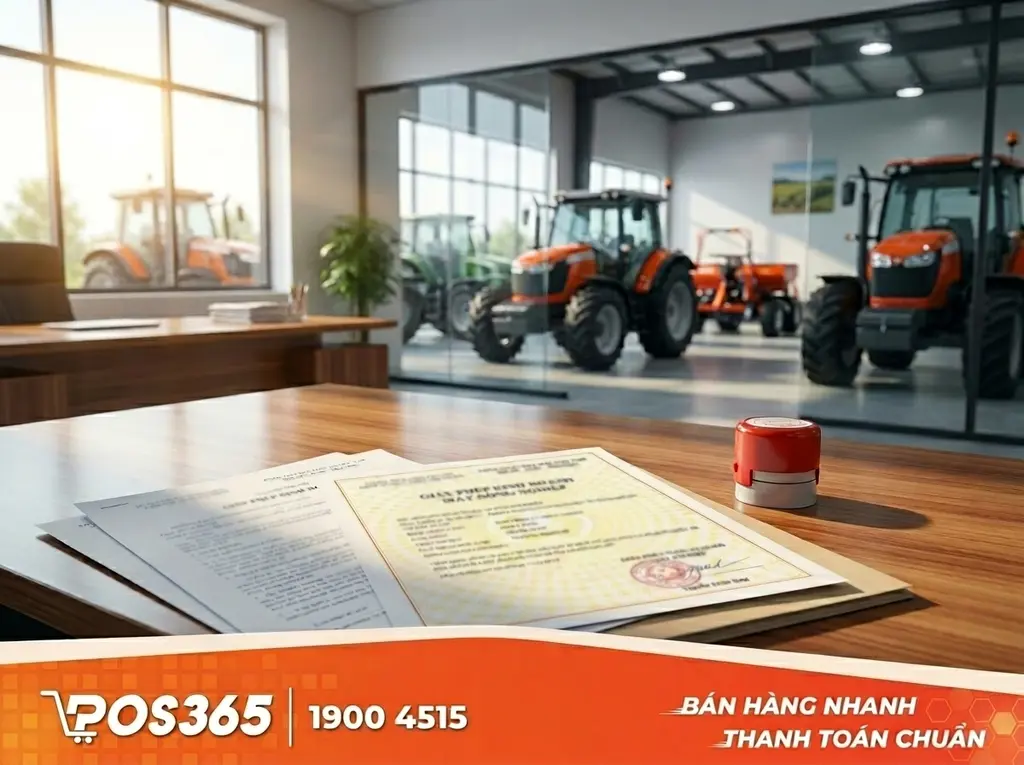 Các thủ tục pháp lý cơ bản khi mở cửa hàng máy nông nghiệp