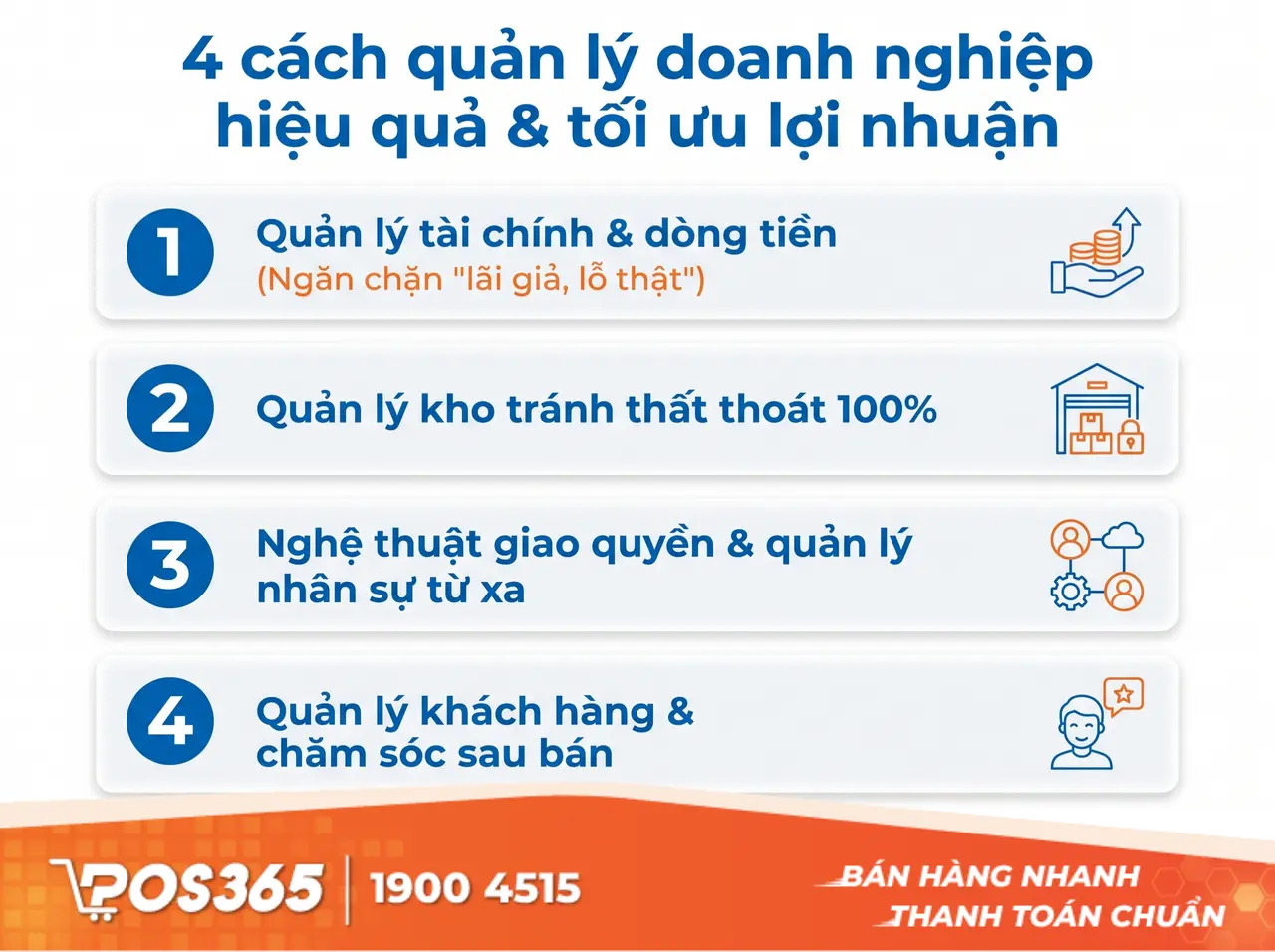 4 c&aacute;ch quản l&yacute; kinh doanh hiệu quả, tối ưu lợi nhuận