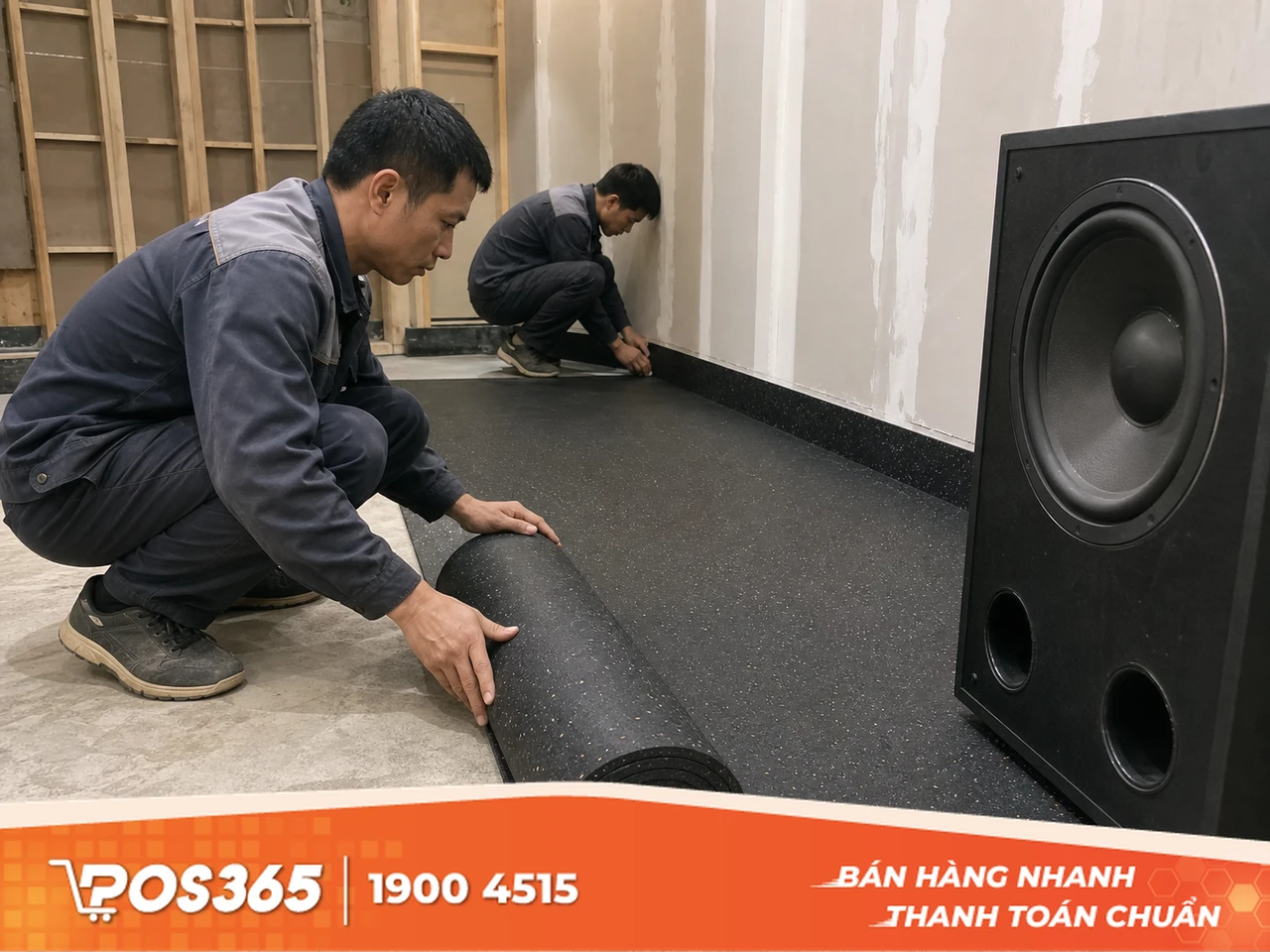 Cao su non giảm chấn - Xử l&yacute; rung chấn, c&aacute;ch &acirc;m nền/trần