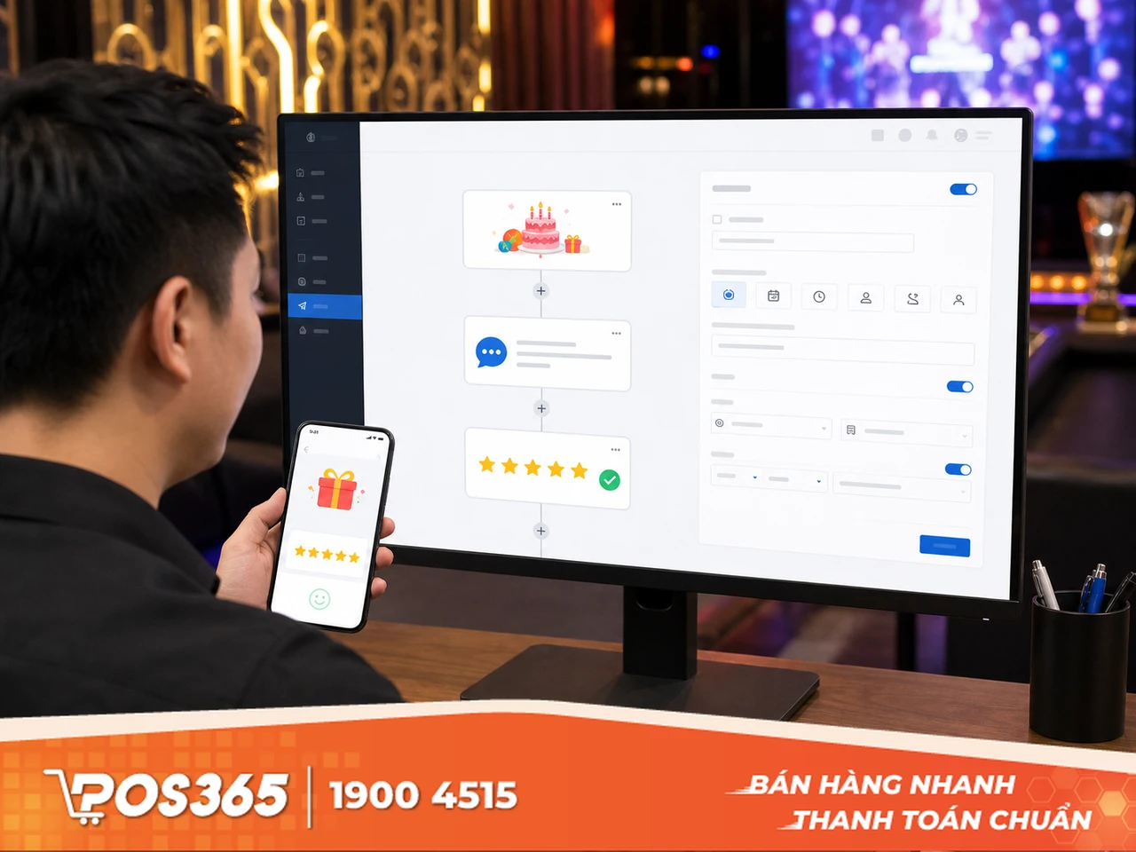 Chăm s&oacute;c tự động dịp sinh nhật v&agrave; gửi khảo s&aacute;t đ&aacute;nh gi&aacute; dịch vụ
