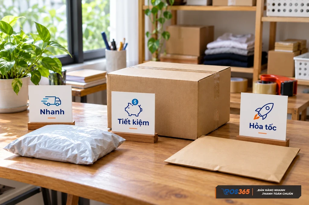 Chọn gói chuyển phát phù hợp với hàng hóa