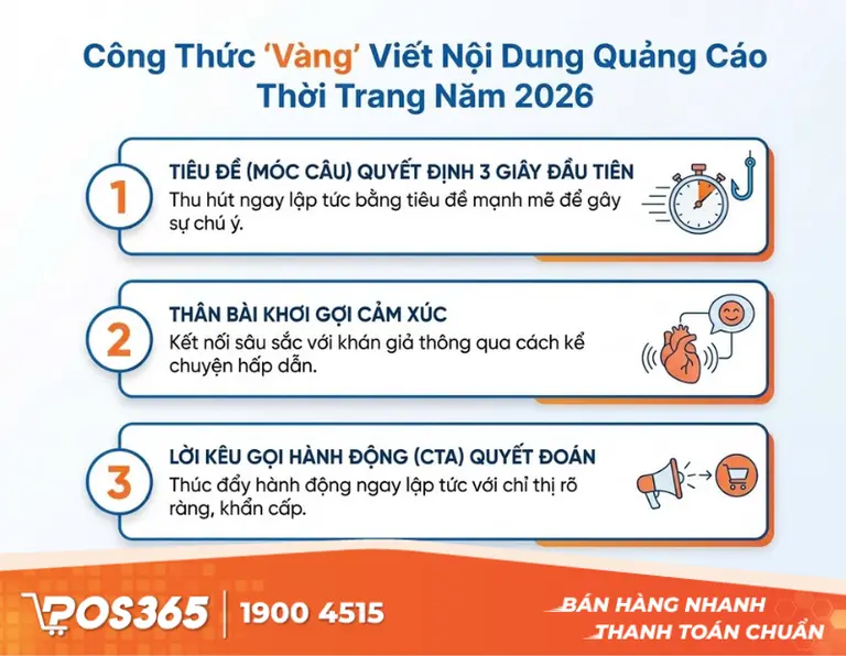 Công thức vàng viết content quảng cáo thời trang 2026