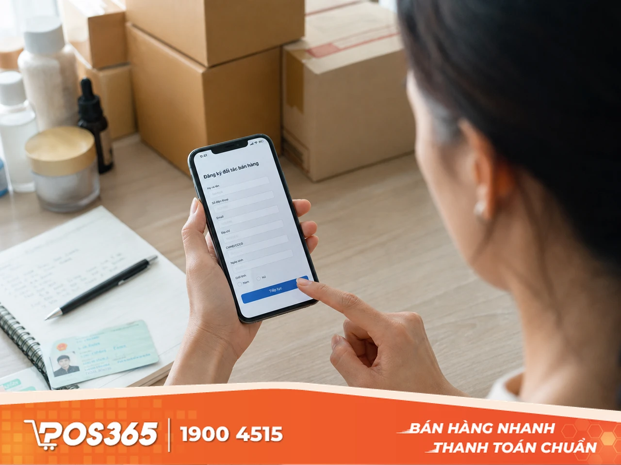 Đăng ký tài khoản đối tác kinh doanh
