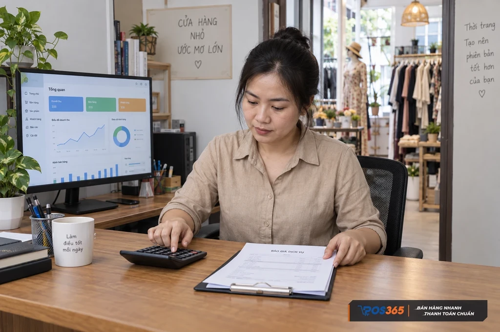 Đánh giá chi phí và dùng thử phần mềm