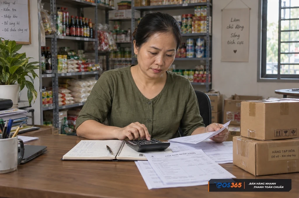 Dành vốn lưu động để bổ sung hàng bán chạy
