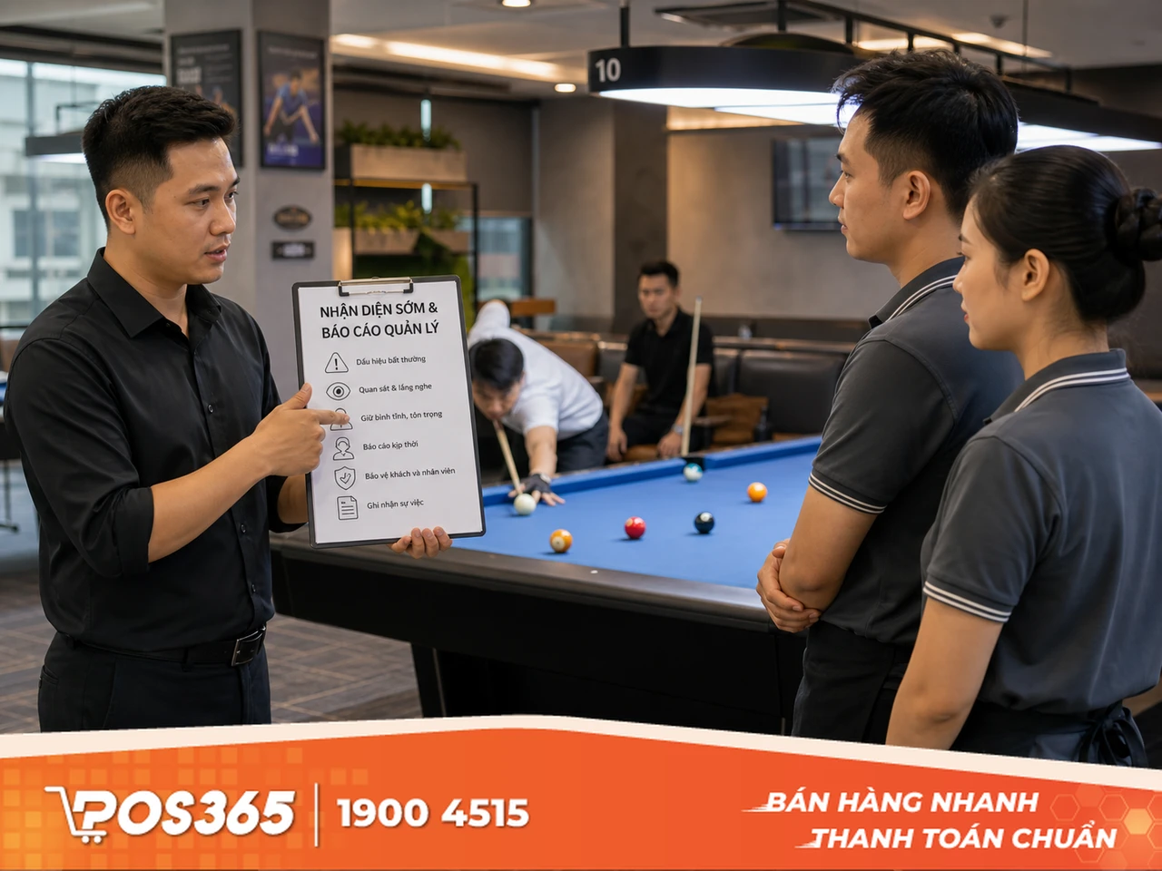 Đào tạo nhân viên nhận diện sớm các dấu hiệu cá độ bida của khách