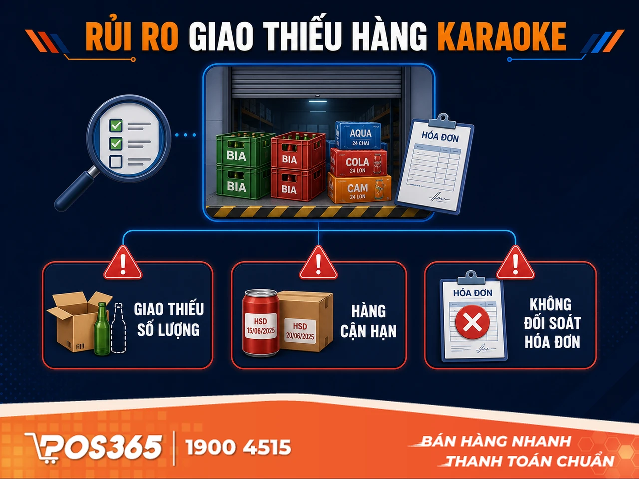 Điểm danh các rủi ro thất thoát từ nhà cung cấp giao thiếu hàng karaoke
