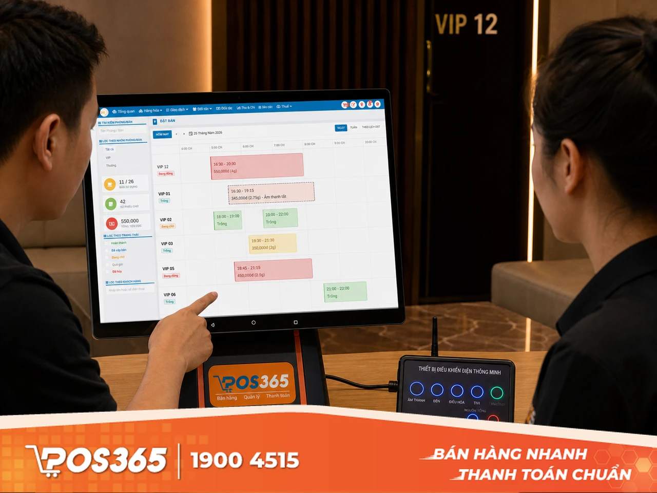 Đối chiếu hoạt động phòng thực tế qua hệ thống điện và sơ đồ phòng