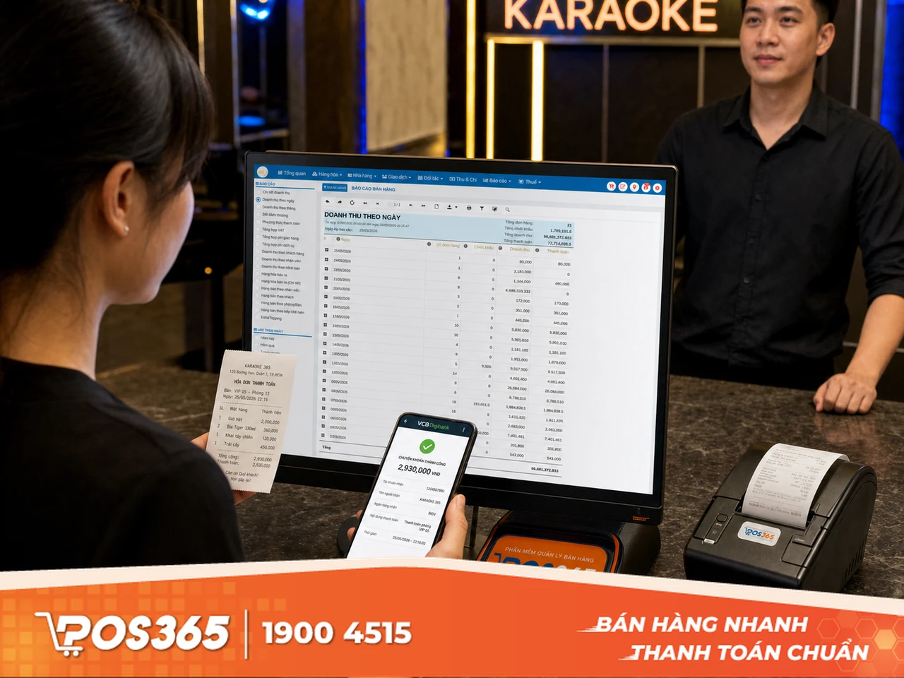 Đối soát các giao dịch thanh toán không dùng tiền mặt (Chuyển khoản, Thẻ POS)