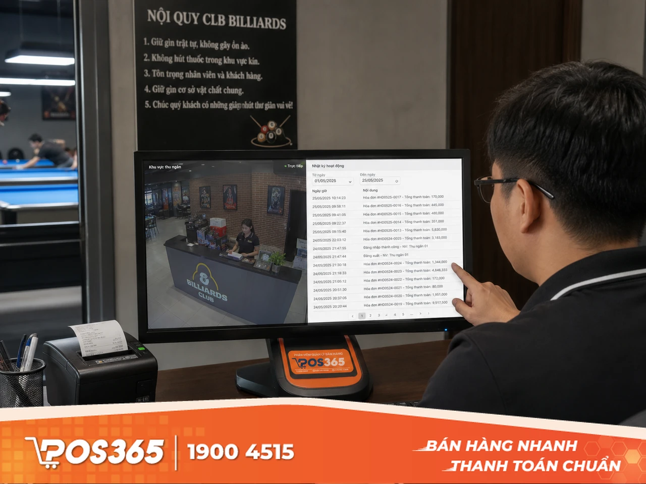 Đồng bộ camera giám sát thông minh và kiểm soát nhật ký (Log System)