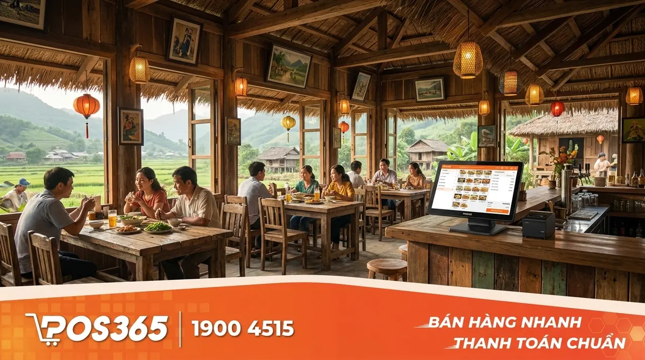 Mẫu qu&aacute;n nhậu phong c&aacute;ch đồng qu&ecirc;