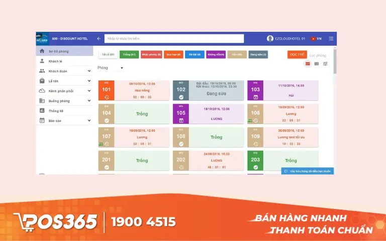 EzCloudhotel - Phần mềm khách sạn hỗ trợ offline