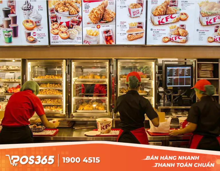 Fast Food / QSR (Thức ăn nhanh) - Tốc độ là ưu tiên