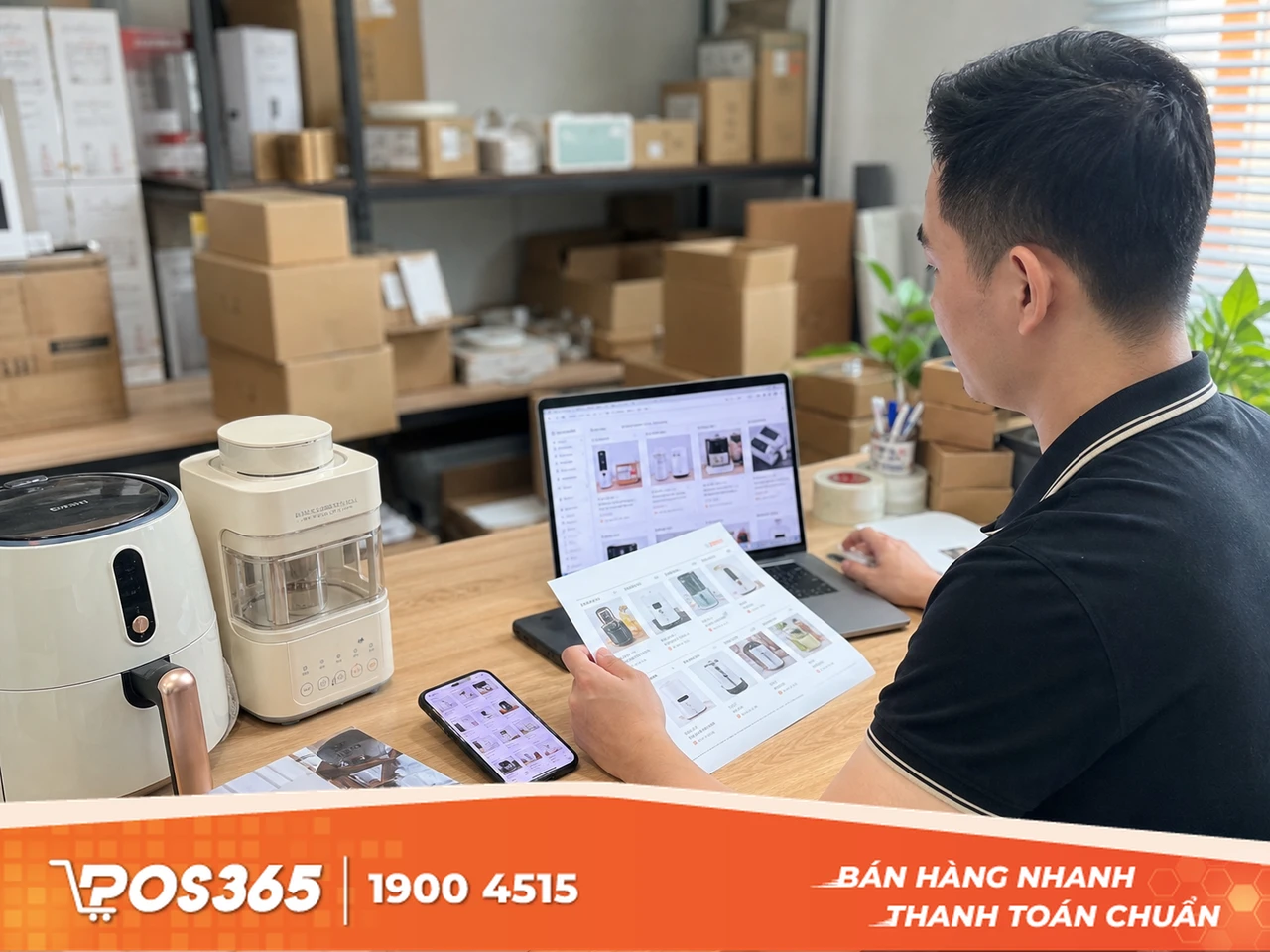 Gom hàng qua sàn thương mại điện tử nội địa