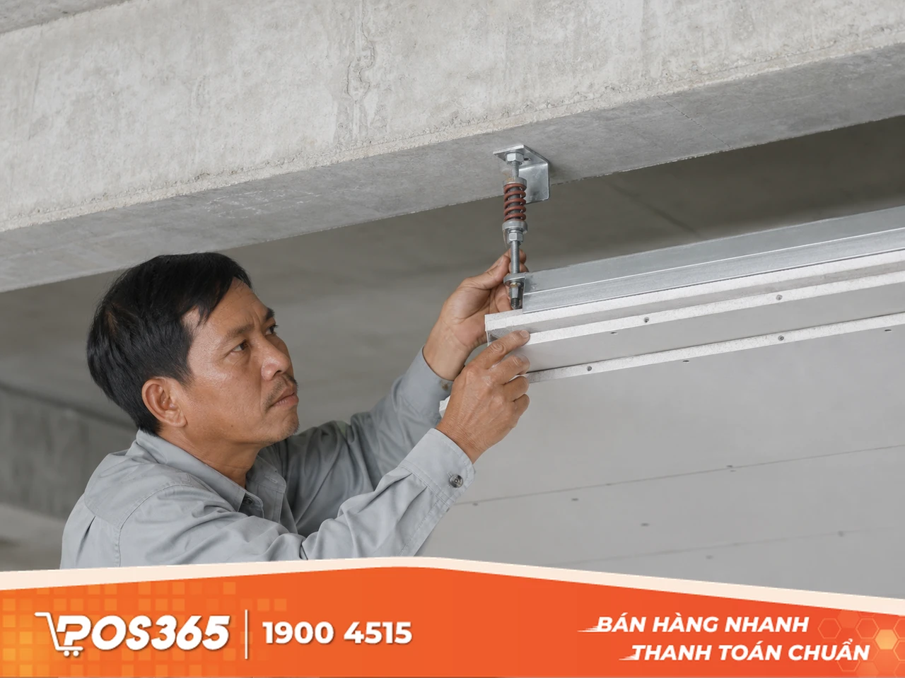 Hệ trần cách âm kết hợp lò xo treo giảm chấn
