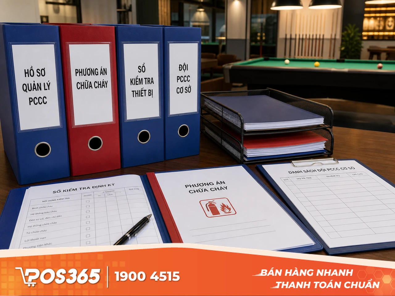 Hồ sơ quản lý và theo dõi hoạt động PCCC tại cơ sở