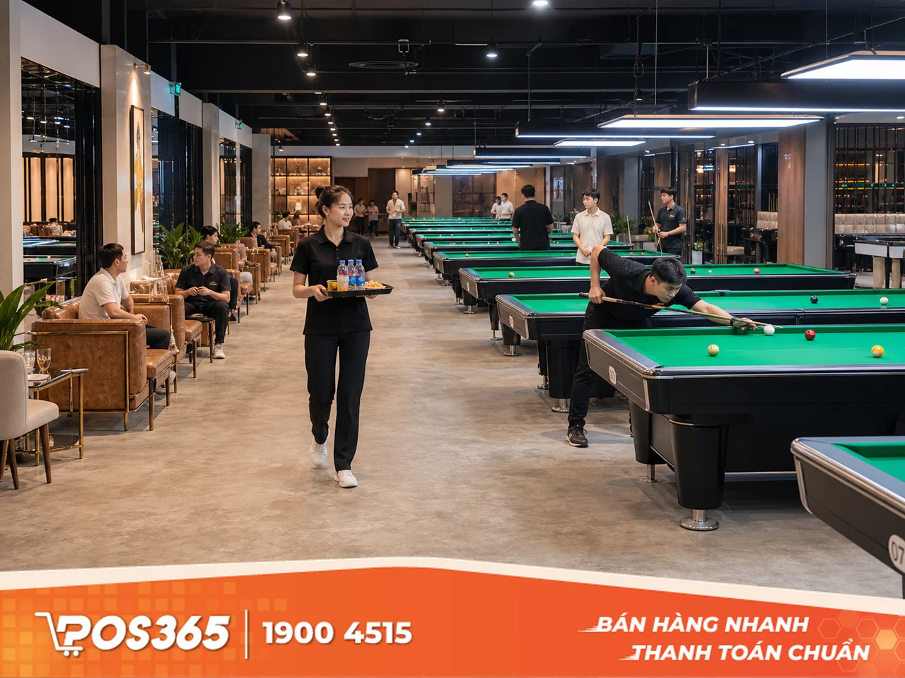 Khoảng cách lối đi chung và khu vực phụ trợ