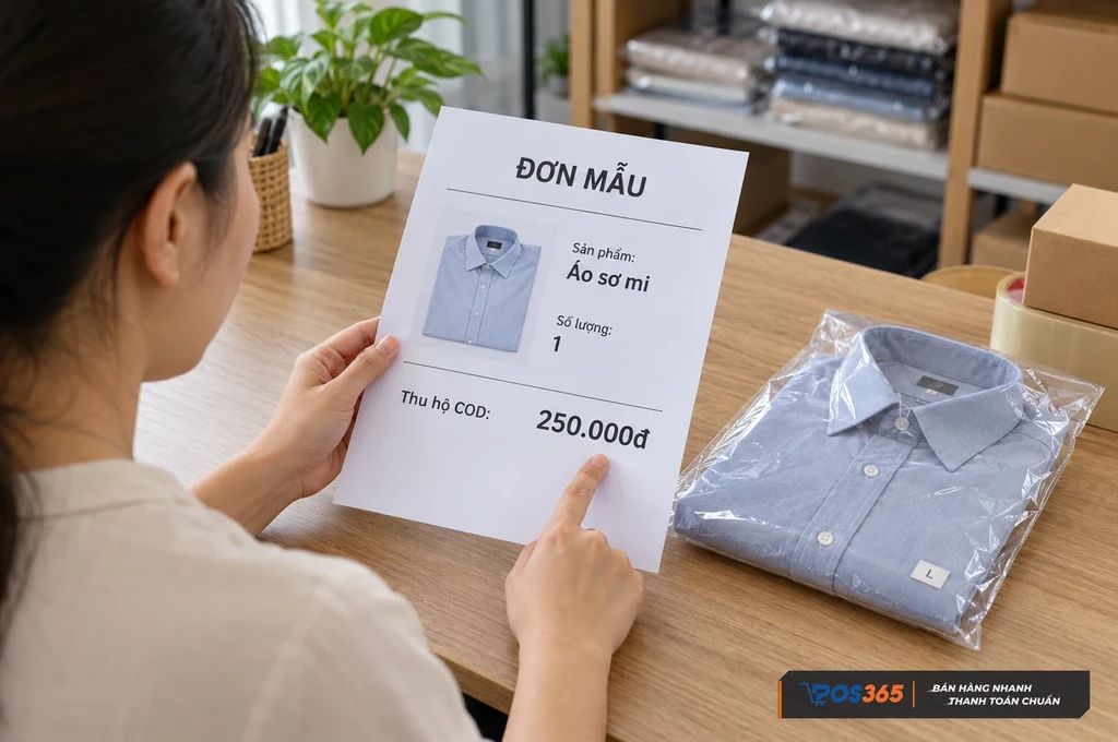 Kiểm tra số tiền COD trước khi tạo đơn
