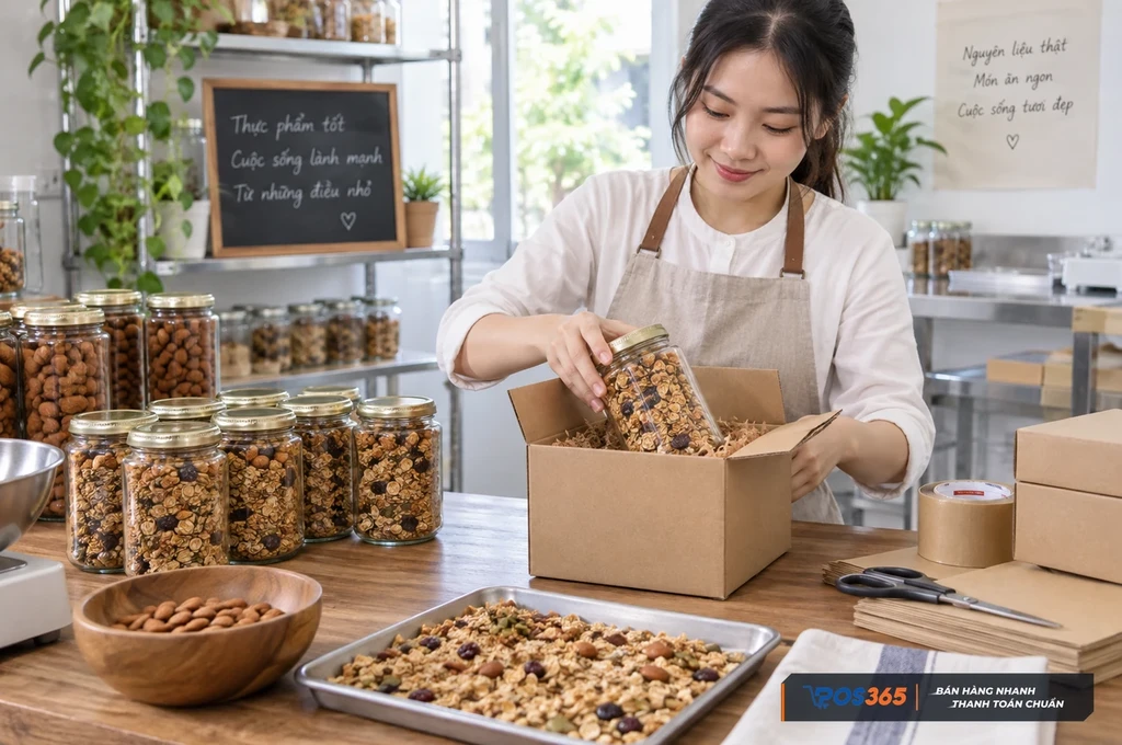 Kinh doanh đồ ăn vặt đóng hũ