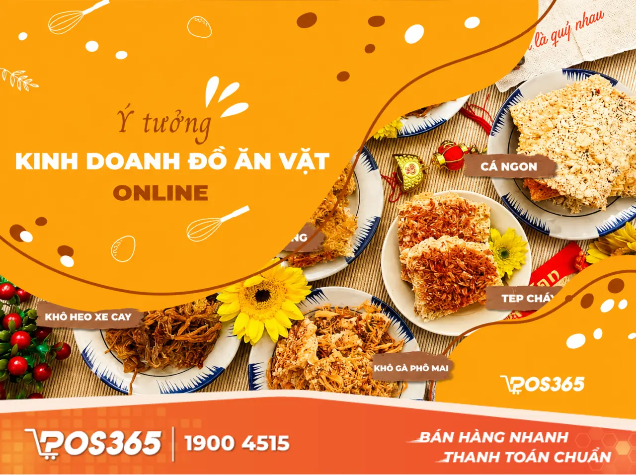 Kinh doanh online nông sản, thực phẩm & đồ ăn vặt