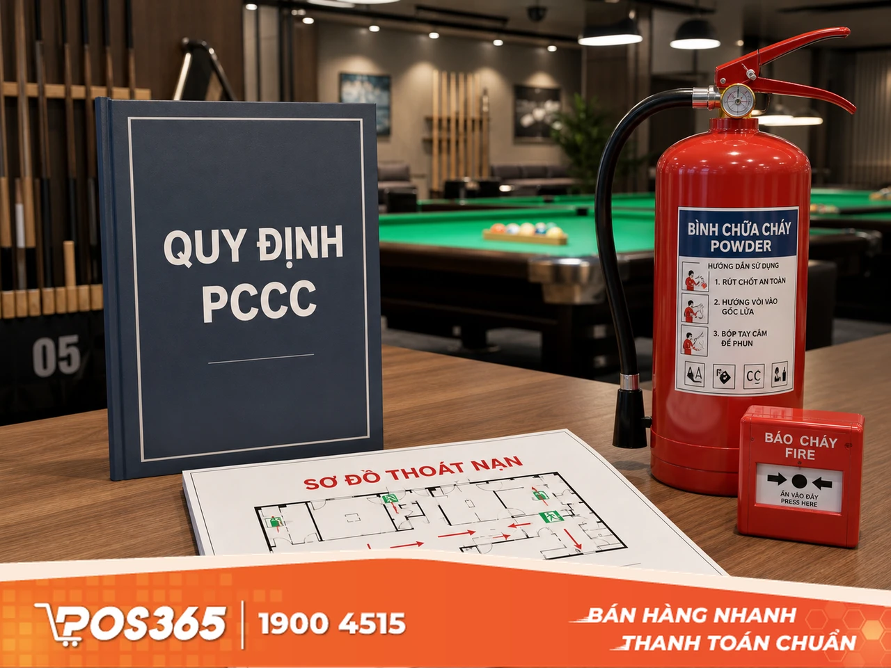 Kinh doanh quán bida có bắt buộc phải xin giấy phép PCCC không?