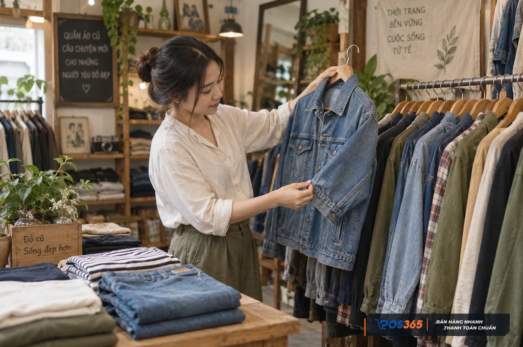 Kinh doanh thời trang secondhand tuyển chọn