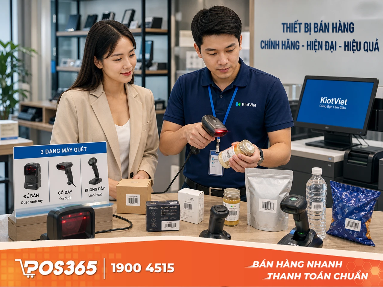Kinh nghiệm chọn mua máy quét mã vạch chuẩn xác