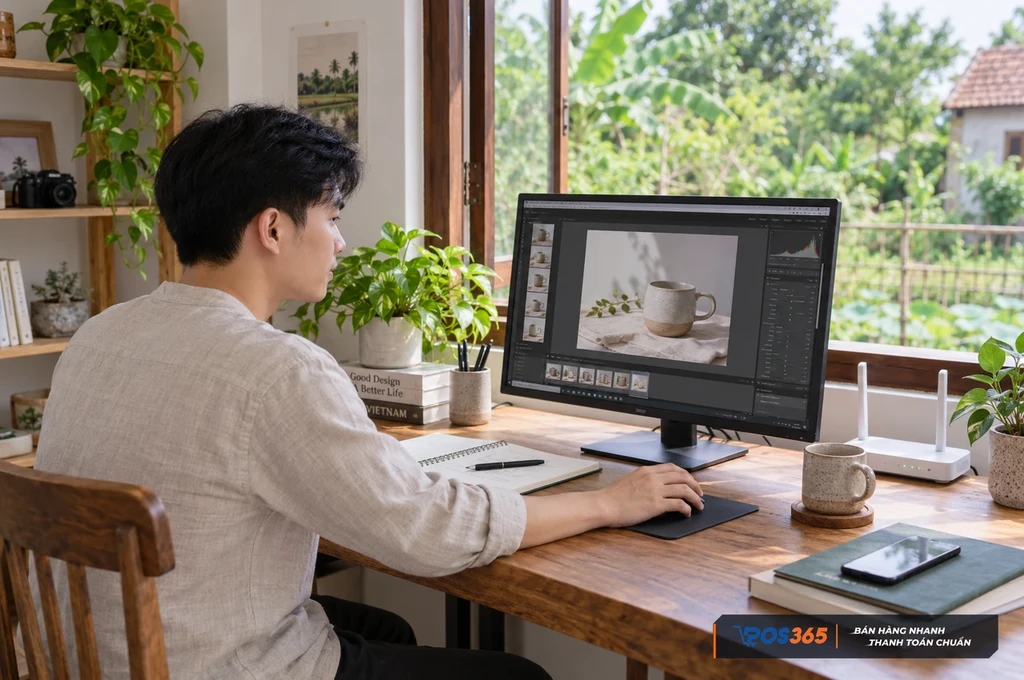L&agrave;m c&ocirc;ng việc thiết kế từ xa tại nh&agrave; ở qu&ecirc;