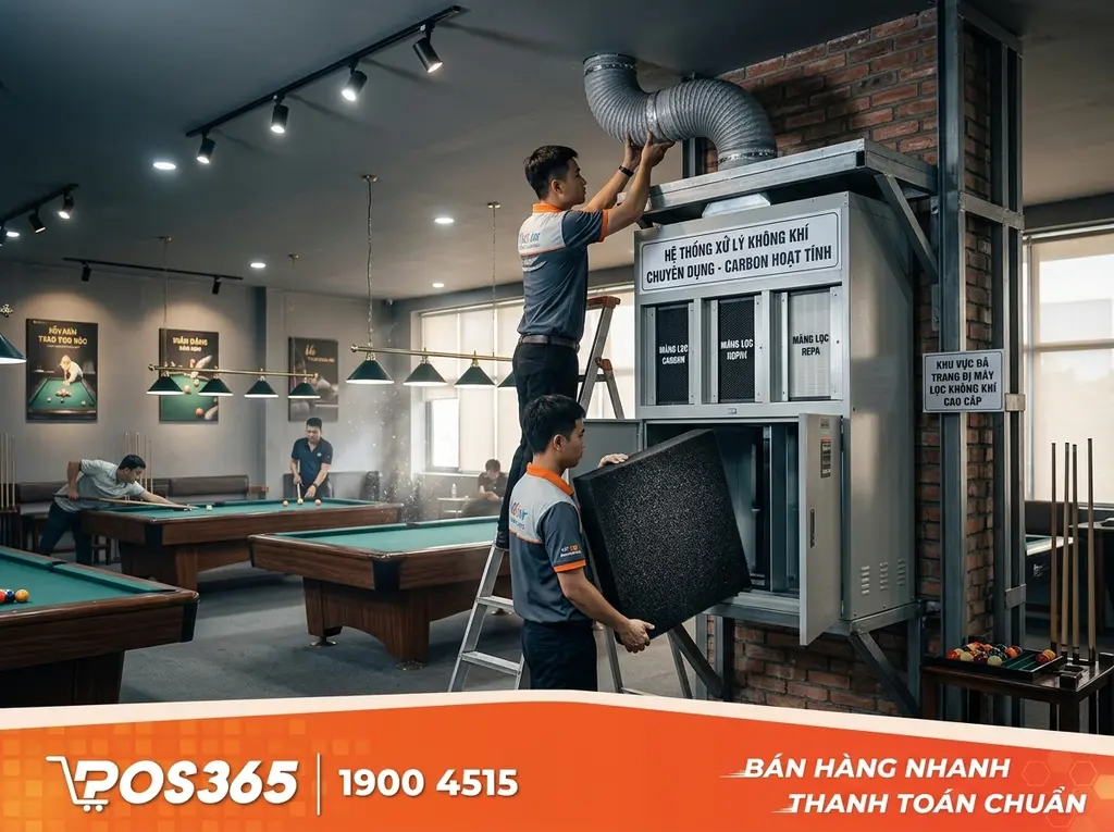 Lắp đặt m&aacute;y lọc kh&ocirc;ng kh&iacute; chuy&ecirc;n dụng tuần ho&agrave;n m&agrave;ng lọc than hoạt t&iacute;nh